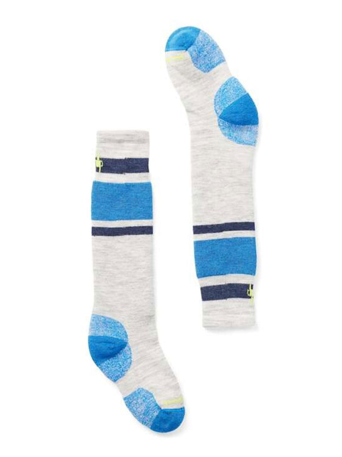 Smartwool Snow Wintersport Full Cushion Stripe OTC Socks | LAGUNA BLUE (J96)