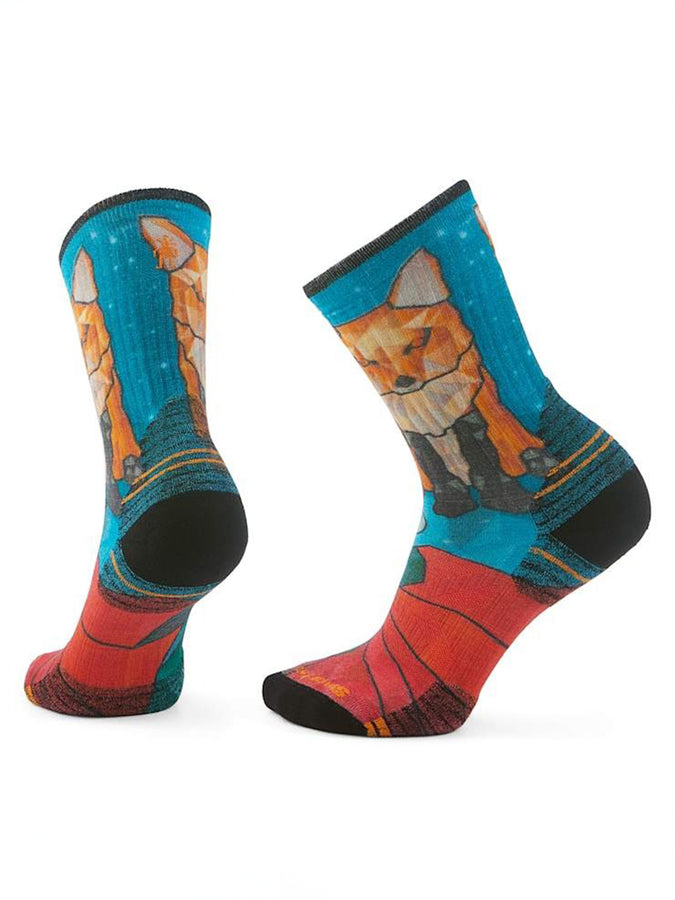 Smartwool Hike Targeted Cushion Geo Fox Print Socks | CAPRI (810)