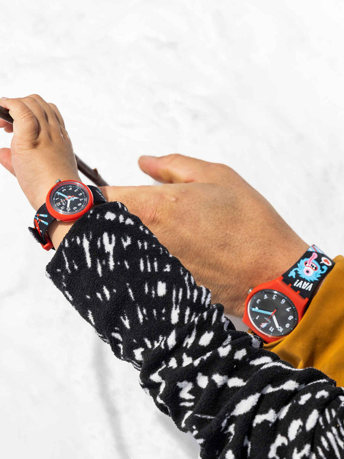 Swatch Time Together Watch | BLACK/RED