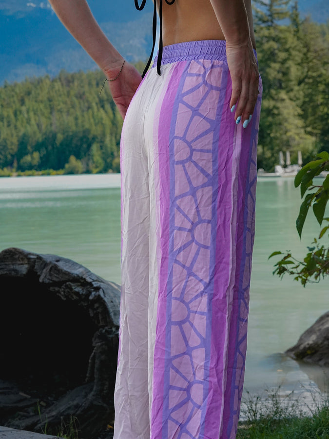 Notice The Reckless Good Salt Daze Boho Pants Summer 2026 | ECRU/PINK/CORAL/PURPLE