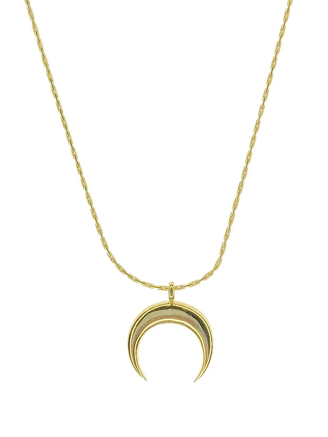 Salty Cali Horn Pendant Necklace | GOLD