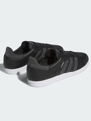 Adidas Fall 2023 Samba ADV Core Black/Carbon/Silver Shoes