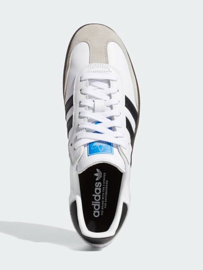 Adidas Samba ADV White/Core Black/Gum5 Shoes | WHITE/CORE BLACK/GUM5
