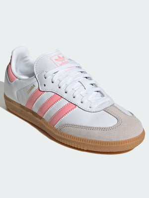 Adidas Samba OG White/Semi Pink Spark/Gum3 Shoes Spring 2025