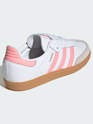 Adidas Samba OG White/Semi Pink Spark/Gum3 Shoes Spring 2025