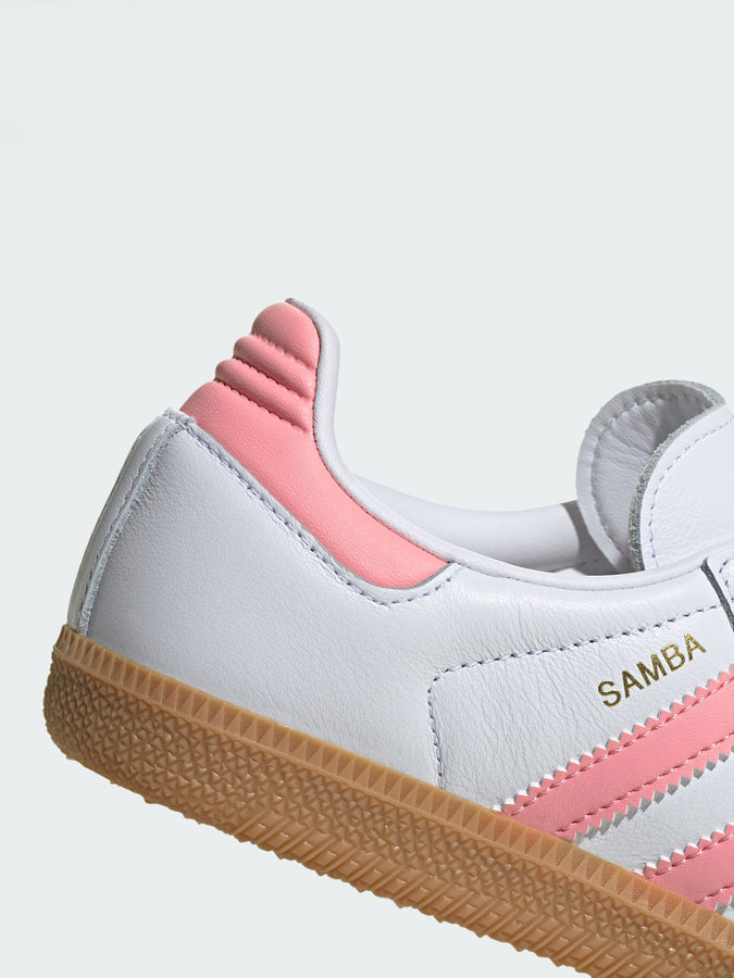 Adidas Samba OG White/Semi Pink Spark/Gum3 Shoes Spring 2025 | WHITE/SEMI PINK SPARK/GUM3