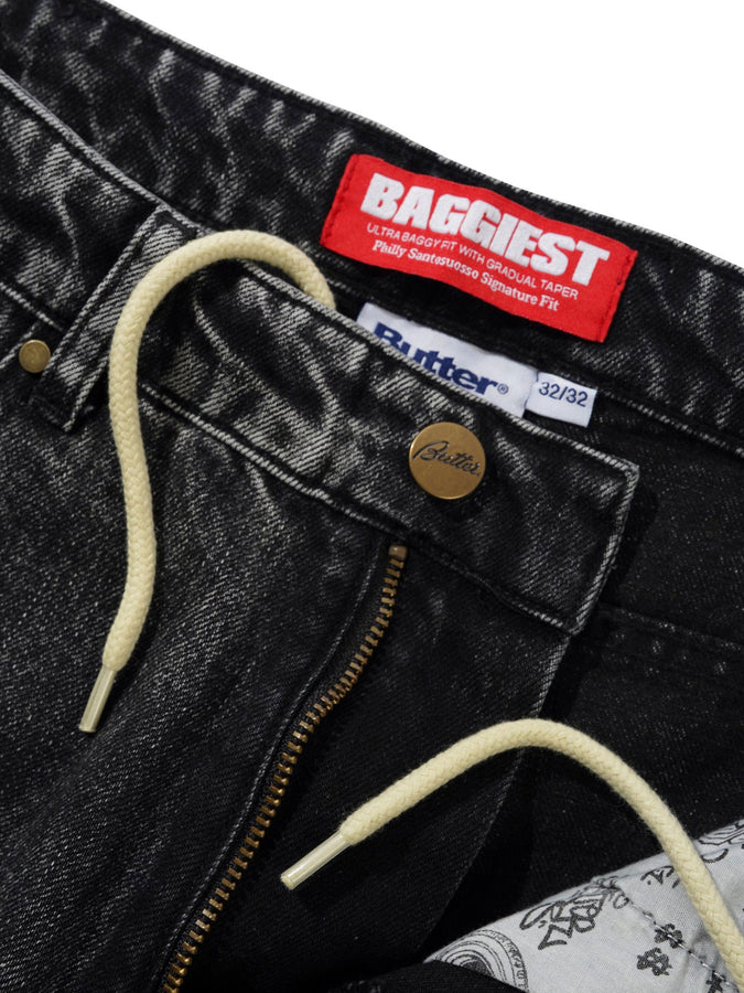 Butter Goods Santosuosso Stonewash Black Jeans Spring 2026 | STONEWASH BLACK