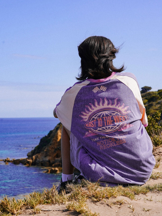 Scenic Route Raglan Oversized T-Shirt