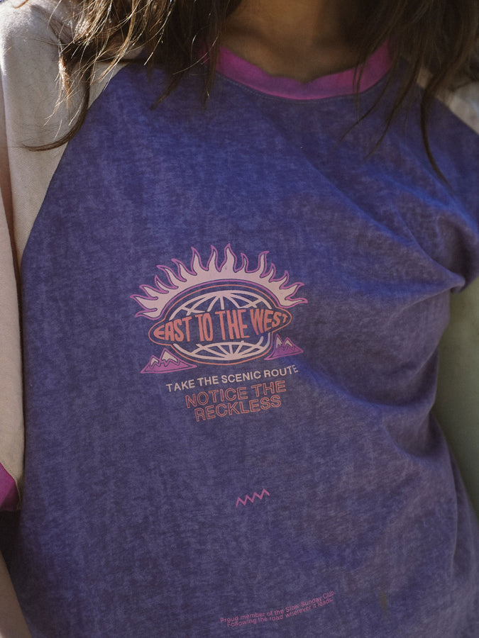 Scenic Route Raglan Oversized T-Shirt