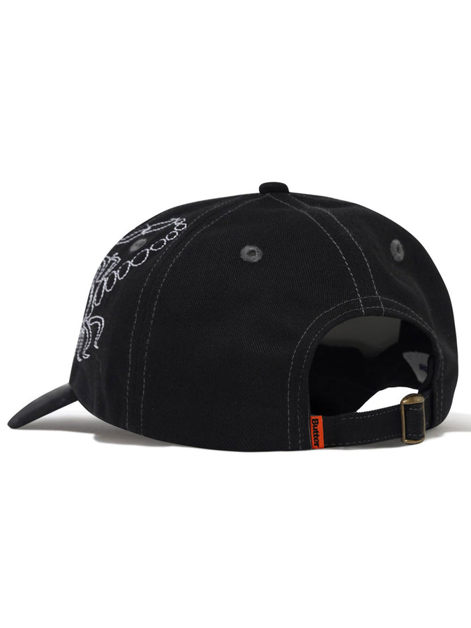 Butter Goods Scorpion 6 Panel Hat | BLACK