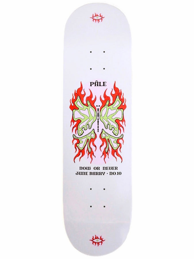 Pâle x June Barry Now or Never 8, 8.25 & 8.5 Skateboard Deck | WHITE
