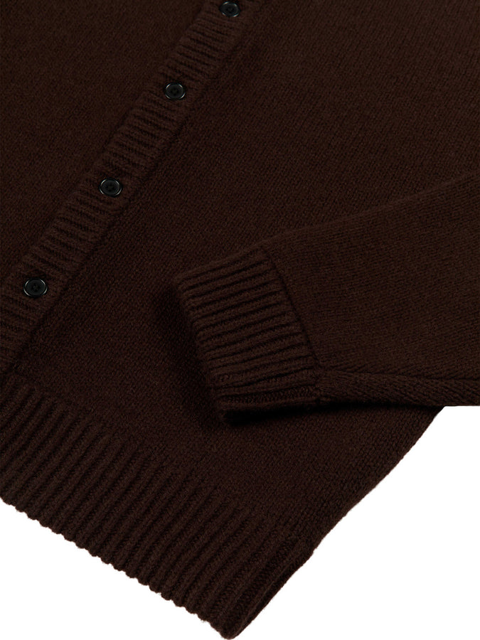 Grand Wool Cardigan Fall 2026 | ESPRESSO