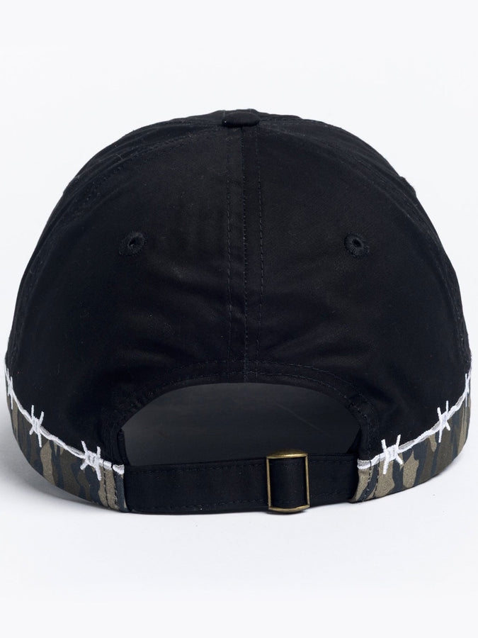 Corduroy Camo Trucker Hat | BLACK