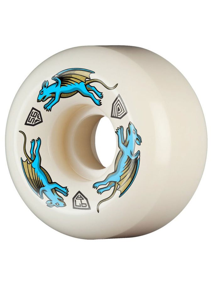 Powell Dragon Formula Nano Rat AV6 97A Blue Skateboard Wheels | NATURAL