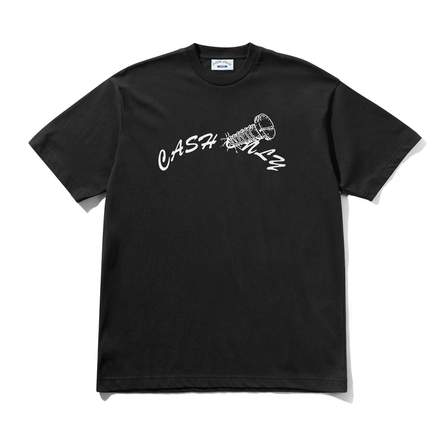 Cash Only Screw Logo T-Shirt Spring 2026 | BLACK