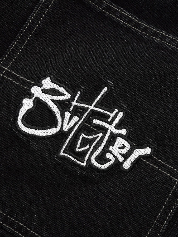 Butter Goods Scribble Shorts Fall 2025 | WASHED BLACK