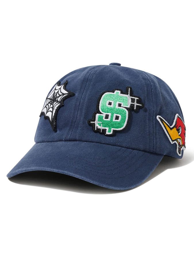 Cash Only Service 6 Panel Strapback Hat | NAVY
