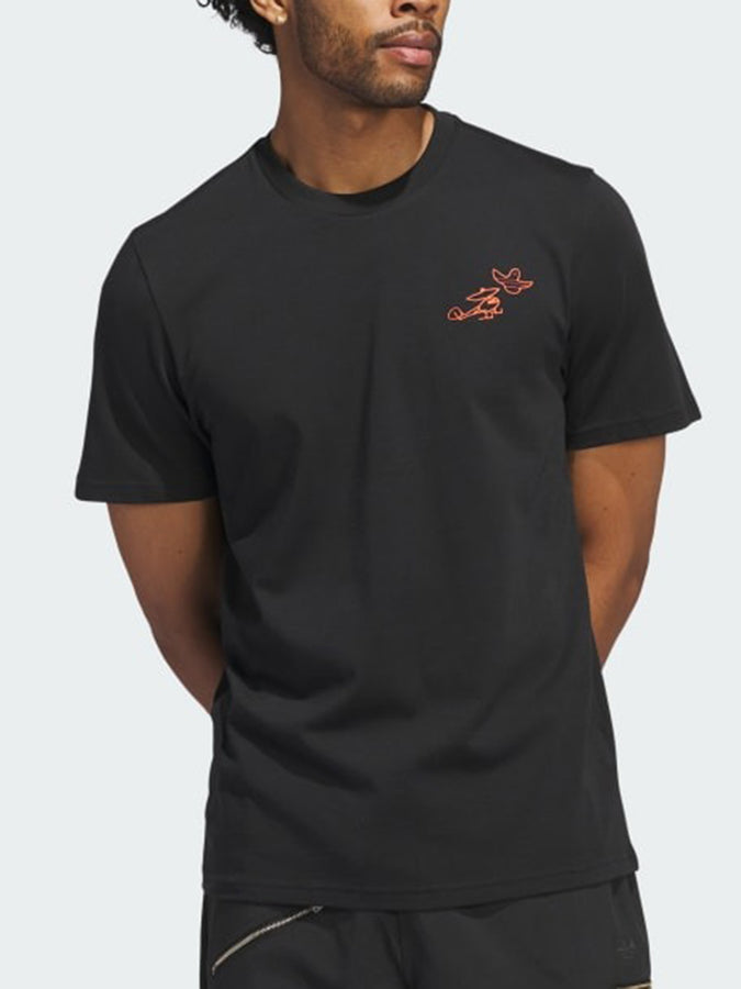 Adidas Shmoofoil Black Short Sleeve T-Shirt Fall 2024 | BLACK