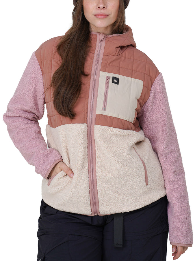 Notice The Reckless Sierra Fleece Vest Holiday 2026 | CREAM/PURPLE/DUSTY PINK
