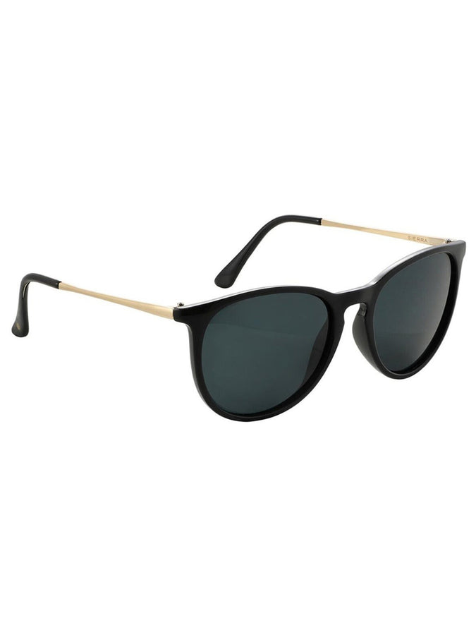 Glassy Sierra Polarized Black/Gold Sunglasses | BLACK/GOLD