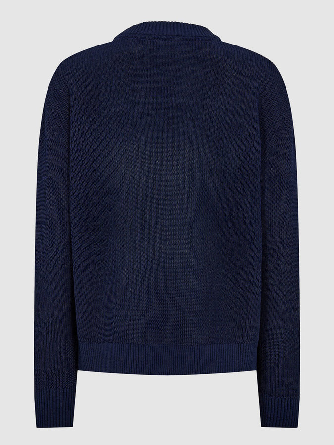 Minimum Siljy Women Sweater Spring 2024 | MEDIEVAL BLUE (3933)