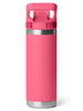 Yeti Rambler Flip Chug Cap 18oz Tropical Pink Bottle