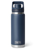 Yeti Rambler Flip Chug Cap 26oz Navy Bottle