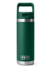 Yeti Rambler Forest Black Green 18oz Water Bottle