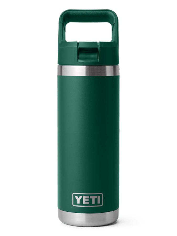 Yeti Rambler Forest Black Green 18oz Water Bottle | BLACK FOREST GREEN