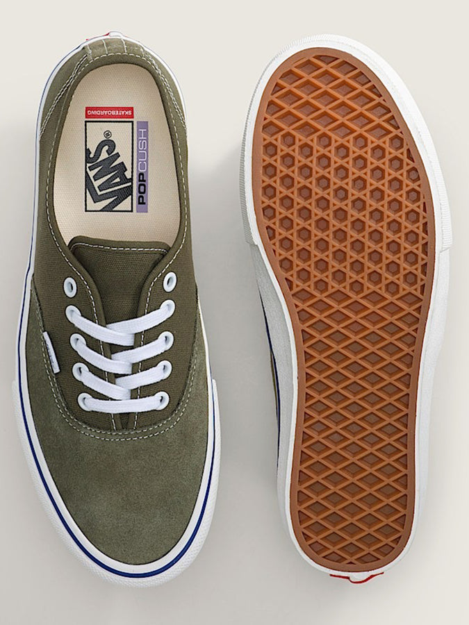 Vans Skate Authentic Mossy Olive Green Shoes Spring 2026 | MOSSY OLIVE (FR1)