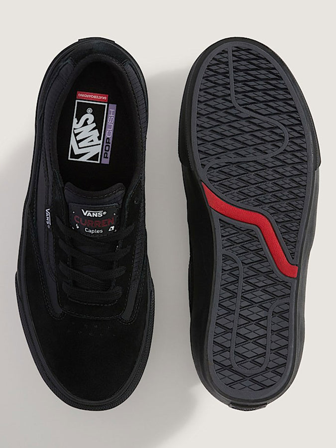 Vans Skate Curren Caples Black/Black Shoes Fall 2025 | BLACK/BLACK (BKA)