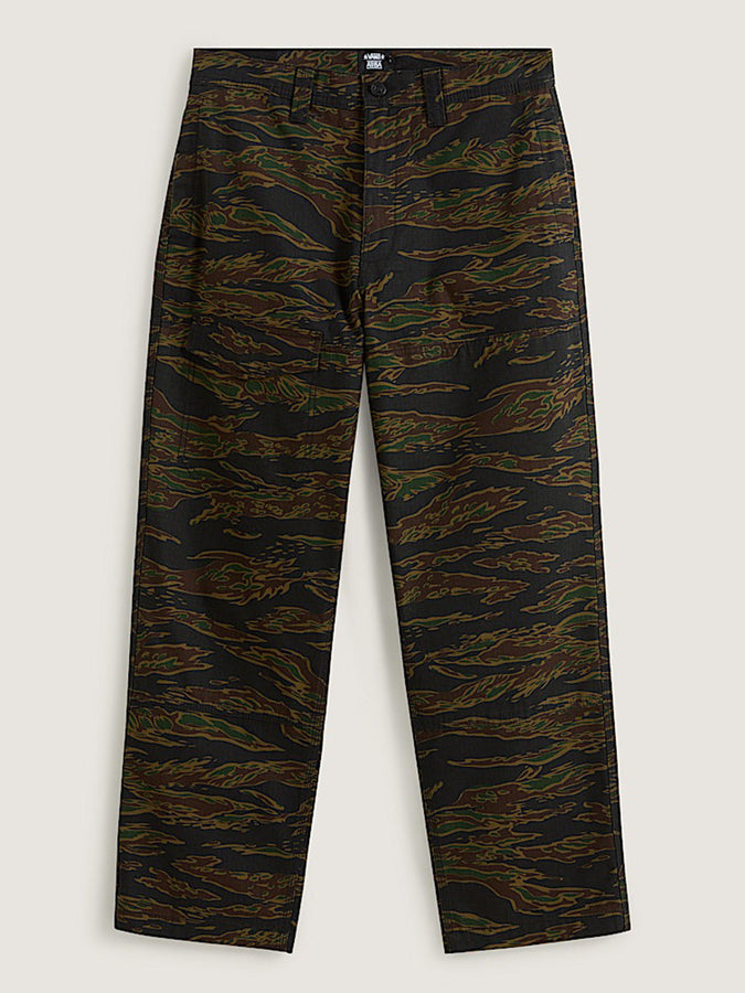Vans x Atiba Skate Loose Cargo Pants automne 2025 | BLACK CAMO (29B)