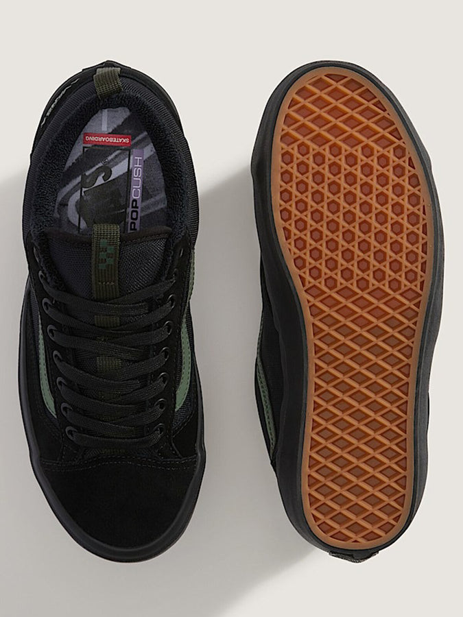 Vans x Atiba Skate Old Skool 36+ Black/Dark Green Shoes Holiday 2025 | ATIBA BLACK/DARK GREEN (NLX)