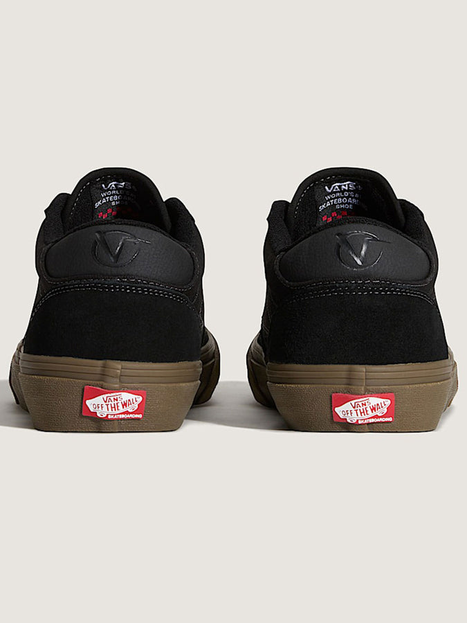 Vans Skate Rowan Black/Dark Gum Shoes Fall 2025 | BLACK/DARK GUM (39L)