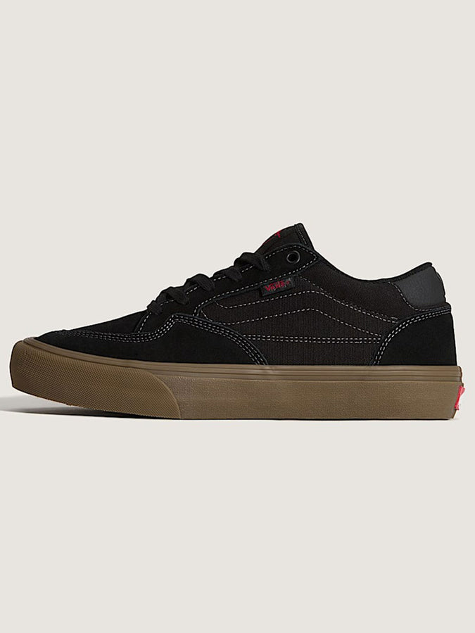 Vans Skate Rowan Black/Dark Gum Shoes Fall 2025 | BLACK/DARK GUM (39L)
