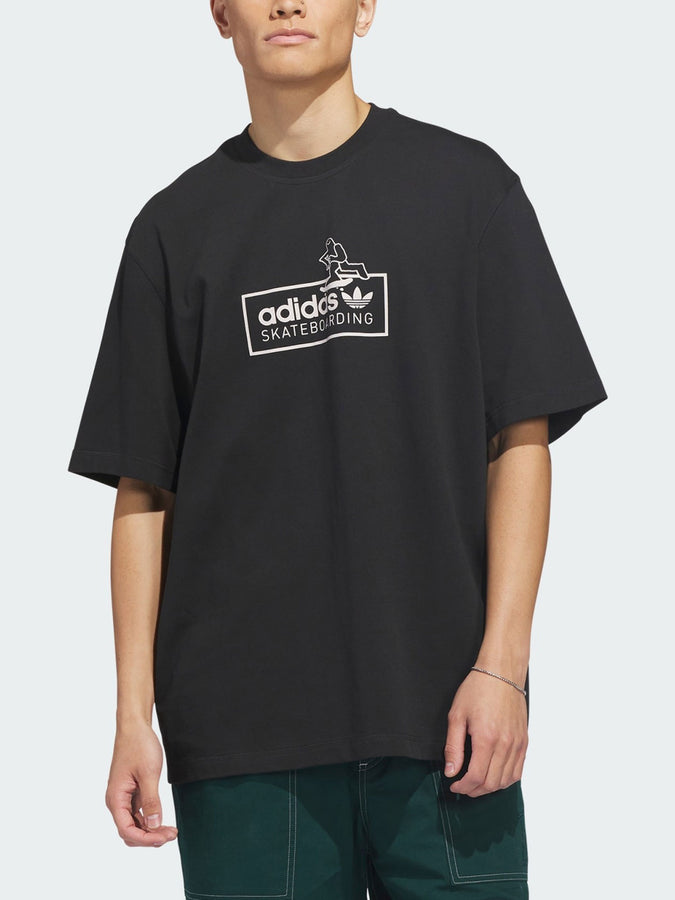 Adidas Skate Gonzales Logo Black/Icy Purple T-Shirt Spring 2026 | BLACK/ICY PURPLE