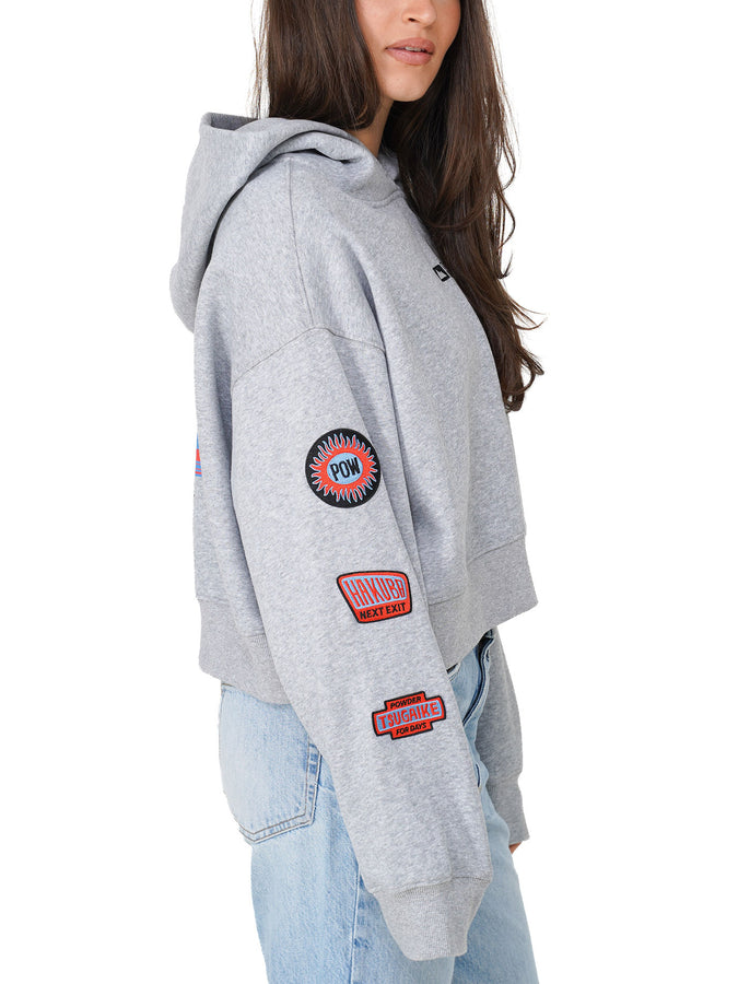 Notice The Reckless Ski Trip Cropped Hoodie Holiday 2026 | ATHLETIC GREY
