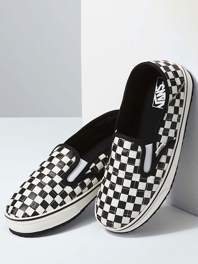 Vans Mte Slip-Er 2 Checkerboard Black/Classic White Shoes Fall 2025 | CHCKRBRD BLACK/CLSC WHIT (IB8)