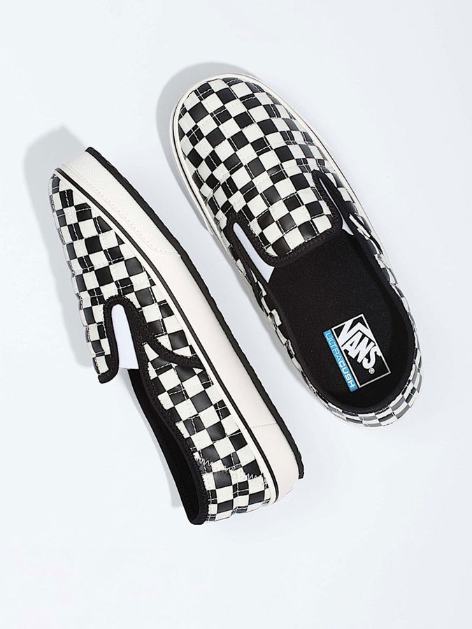 Vans Mte Slip-Er 2 Checkerboard Black/Classic White Shoes Fall 2025 | CHCKRBRD BLACK/CLSC WHIT (IB8)