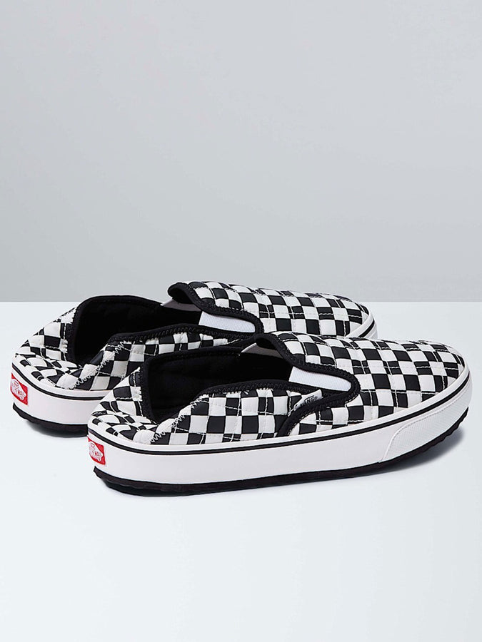 Vans Mte Slip-Er 2 Checkerboard Black/Classic White Shoes Fall 2025 | CHCKRBRD BLACK/CLSC WHIT (IB8)