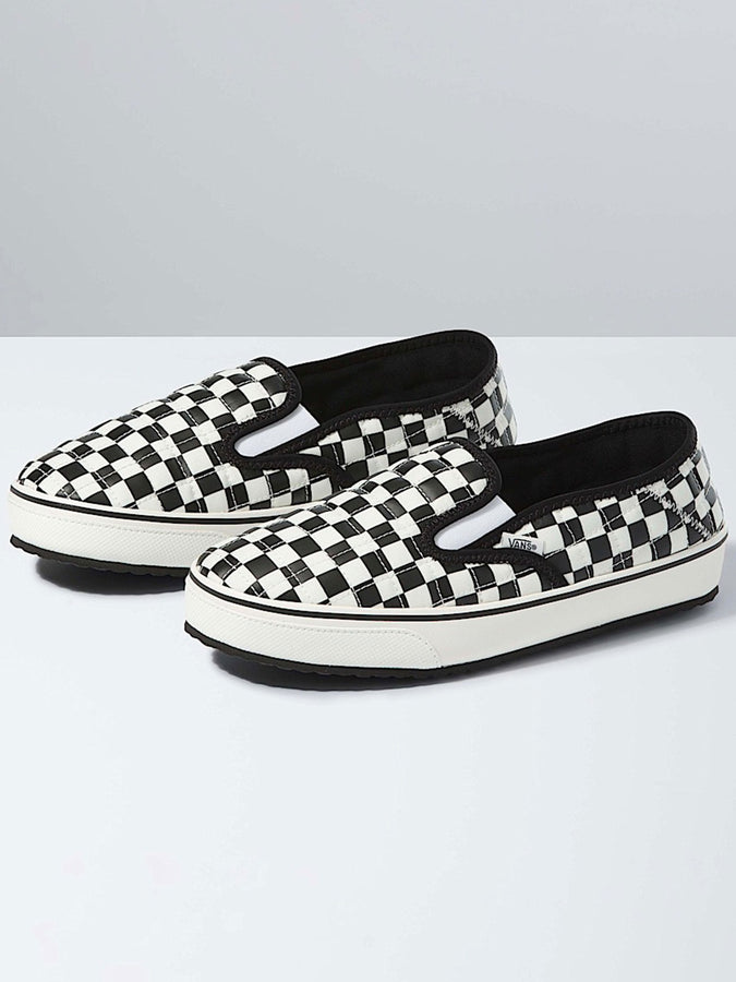 Vans Mte Slip-Er 2 Checkerboard Black/Classic White Shoes Fall 2025 | CHCKRBRD BLACK/CLSC WHIT (IB8)