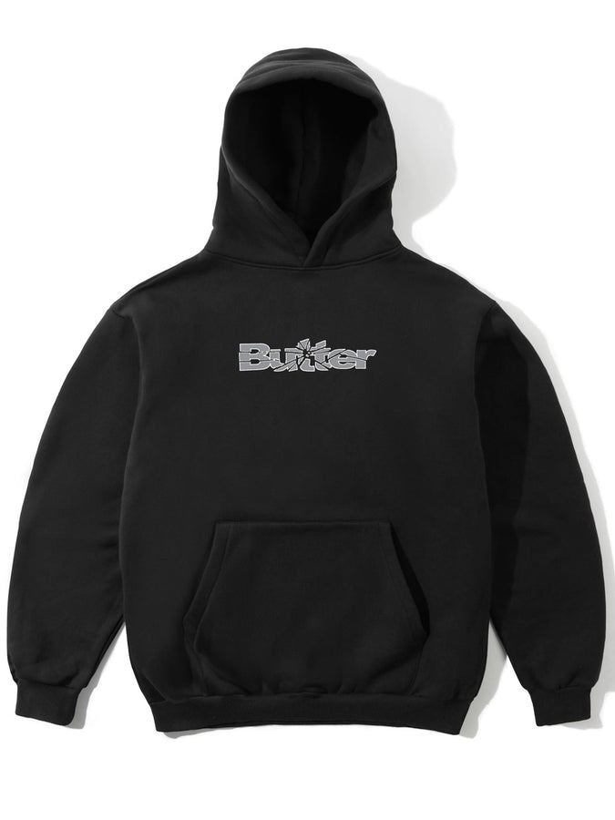 Butter Goods Smashed Logo Hoodie Spring 2026 | BLACK
