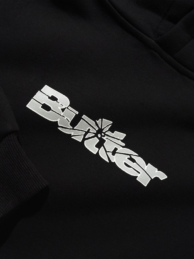 Butter Goods Smashed Logo Hoodie Spring 2026 | BLACK