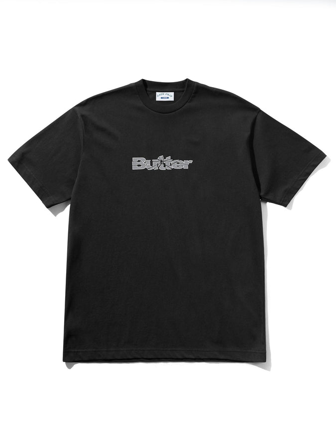 Butter Goods Smashed Logo T-Shirt Spring 2026 | BLACK