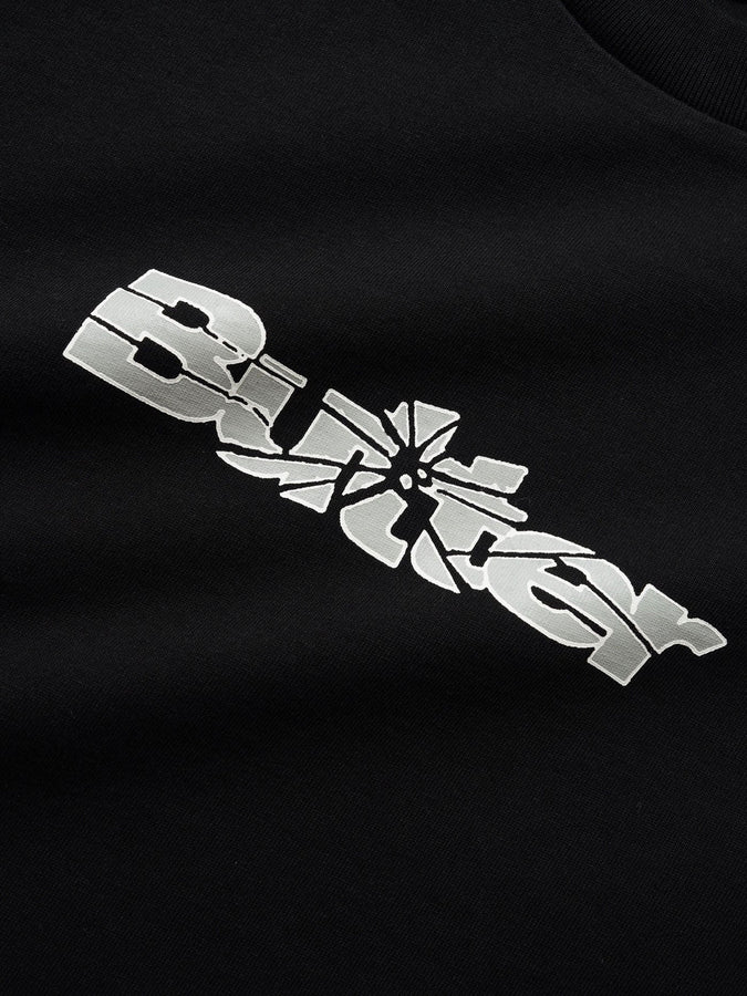 Butter Goods Smashed Logo T-Shirt Spring 2026 | BLACK