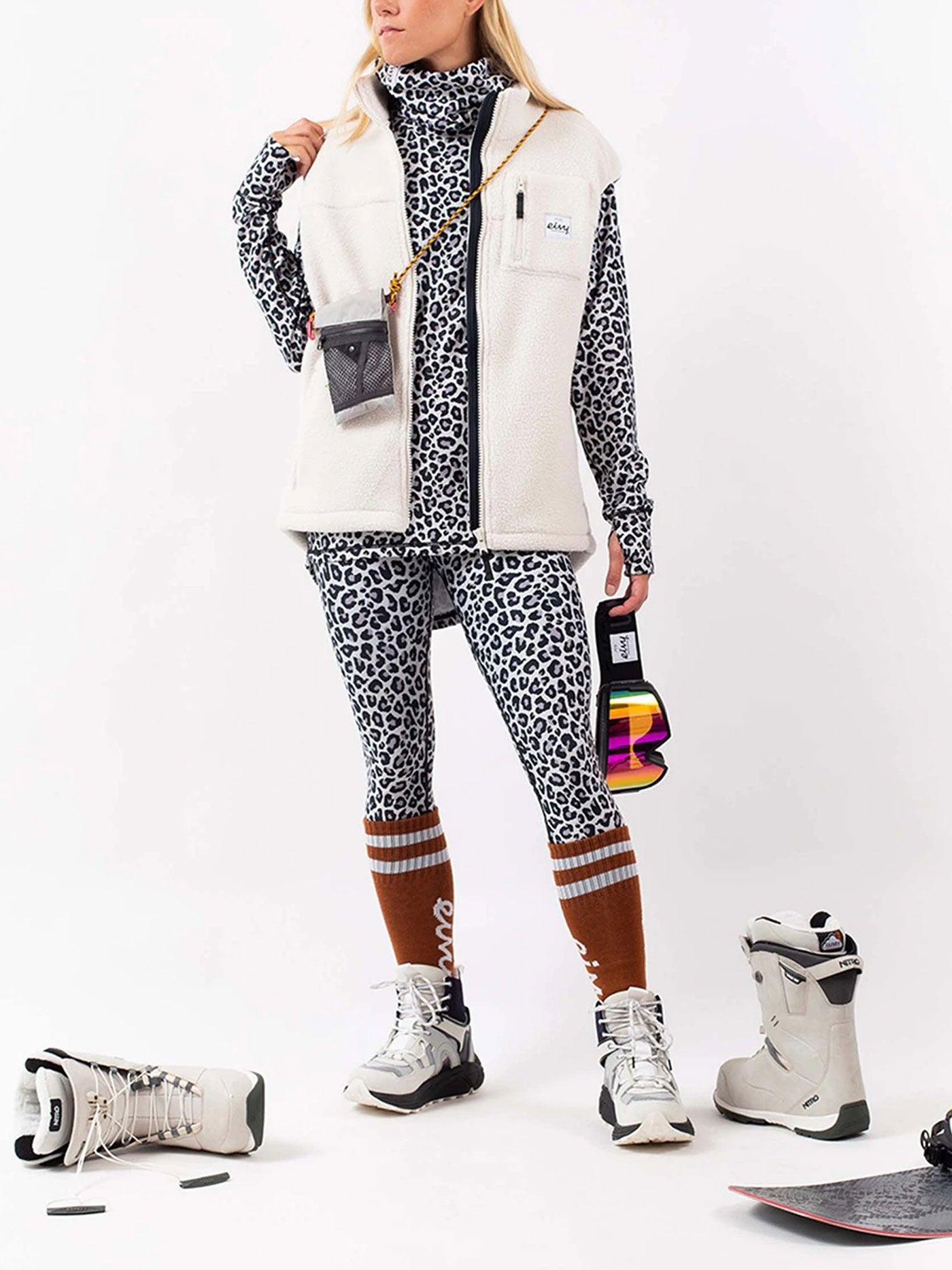 Eivy Icecold Gaiter Snow Leopard Base Layer 2025