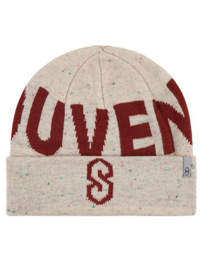 Souvenir Speckled Cuff Beanie | MARSHMALLOW
