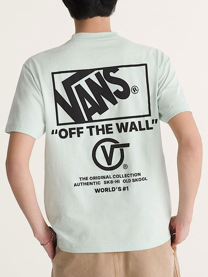 Vans Stacked Hi T-Shirt Fall 2026 | DUSTY MINT (GRT)