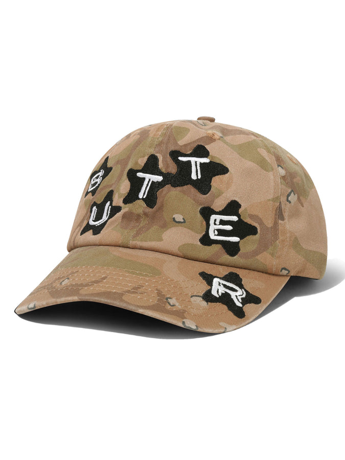 Butter Goods Stars Strapback Hat | DESERT CAMO