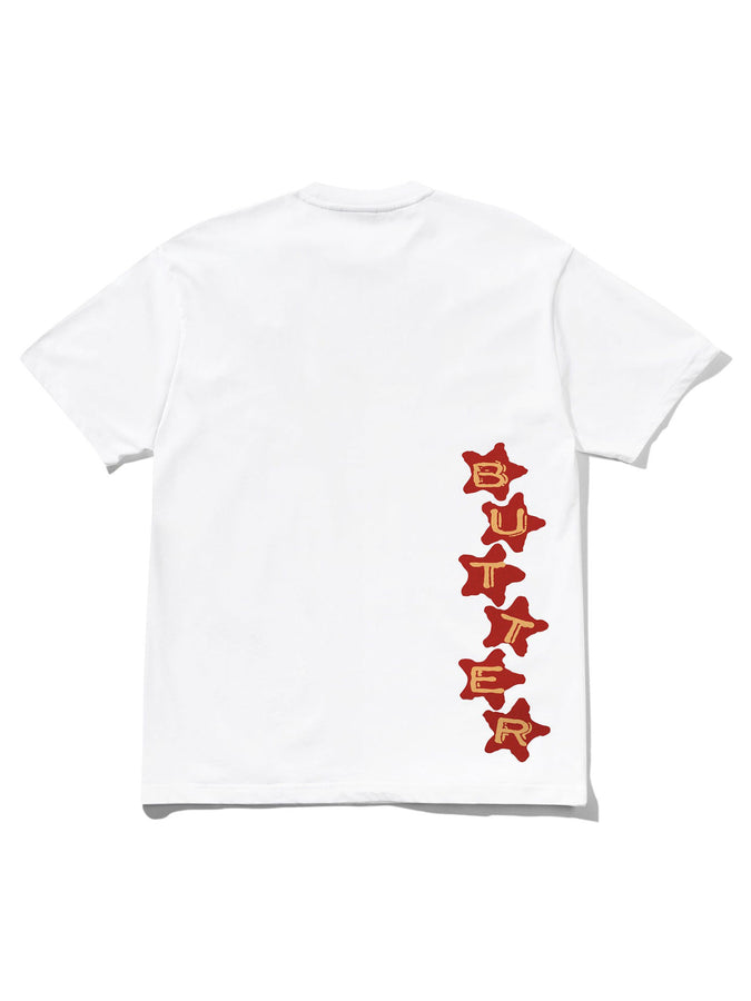 Butter Goods Stars T-Shirt Summer 2026 | WHITE